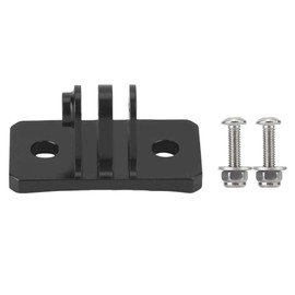 Helmet Fixed Mount Holder, Aluminium Alloy Skydiving Helmet Fixed Mount Holder Adapter, for Gopro 7 6 5 4 Action Cameras