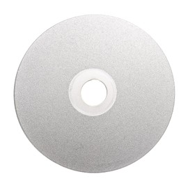 HARFINGTON Diamond Flat Lap Disc 4" x 5/8" Arbor 320 Grit Abrasive Diamond Coated Grinding Wheel for Grinding Sanding Lapping Polishing Ceramics, Glass, Stones, Gemstone