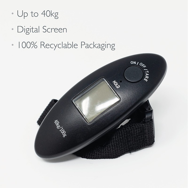 navig8 Digital Travel Scales — Hanging Luggage Scale for Accurate