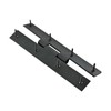 Renovators Supply Manufacturing H Cabinet Hinges 7 in. Black Wrought