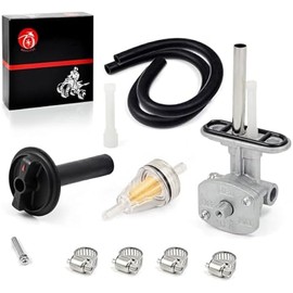 MOTO1988 Petcock Fuel Cock & Lever For YAMAHA Kodiak 400 2000-2006 Kodiak 450 2003-2006 GRIZZLY 450 2007-2011 GRIZZLY 400 2007-2008 5GH-24500-10-00 Tank Cock
