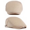 ALL IN ONE CART Men's Breathable Mesh Summer Hat Flat