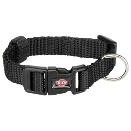Trixie Premium Dog Collar, 25-40 x 15 mm, Black