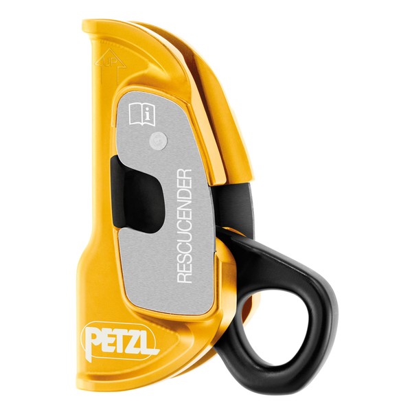 Petzl B50A RESCUCENDER Openable Cam-Loaded Rope Clamp ,Yellow