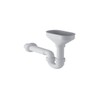 Funnel siphon with collecting funnel, tube diameter 50 mm, with