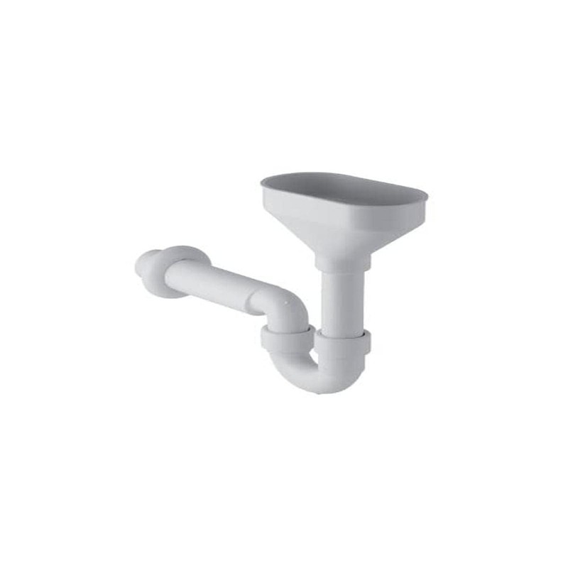 Funnel siphon with collecting funnel, tube diameter 50 mm, with