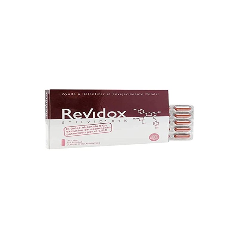 Revidox stilvid 84% Resveratrol/30 °Cápsulas" para ASIN