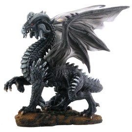 Dark Dragon Figurine Display
