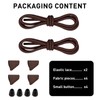 UamGlsob Elastic Shoelaces for Shoes, No Tie Bungee Stretchy Shoe