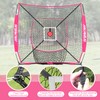 AOLIGEIJS 6'X6' Baseball Softball Practice Net,Pitching Net,Batting Net,with Bonus Strike