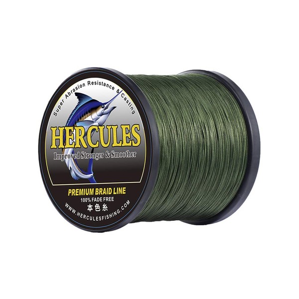 Hercules Fade-Resistant 8-Strand Braided PE Fishing Line, Long Cast, High
