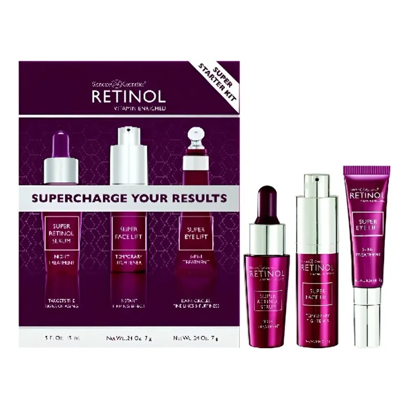 Retinol Kit Cuidado Facial 3 Piezas Super Starter Kit