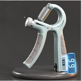 Hand Trainer Finger Trainer with Counting Function Hand Forearm Training Device Grip Strength Trainer for Fitness Strength Training Finger Stretcher for Fitness Strength Training Therapy, Black