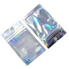 WACCOMT Pack Pack of 100 Mylar Odour-Proof Foil Bags Zip