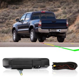 Partol Rear View Camera Backup Tailgate Handle Camera Compatible with Toyota Tacoma 2005-2014, Aftermarket Tailgate Door Handle Replacement Parking Cameras