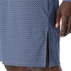 Schiesser Men's Long Nightdress, Blue Patterned