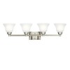 Kichler Langford 35" 4 Light Vanity Light with Satin Etched