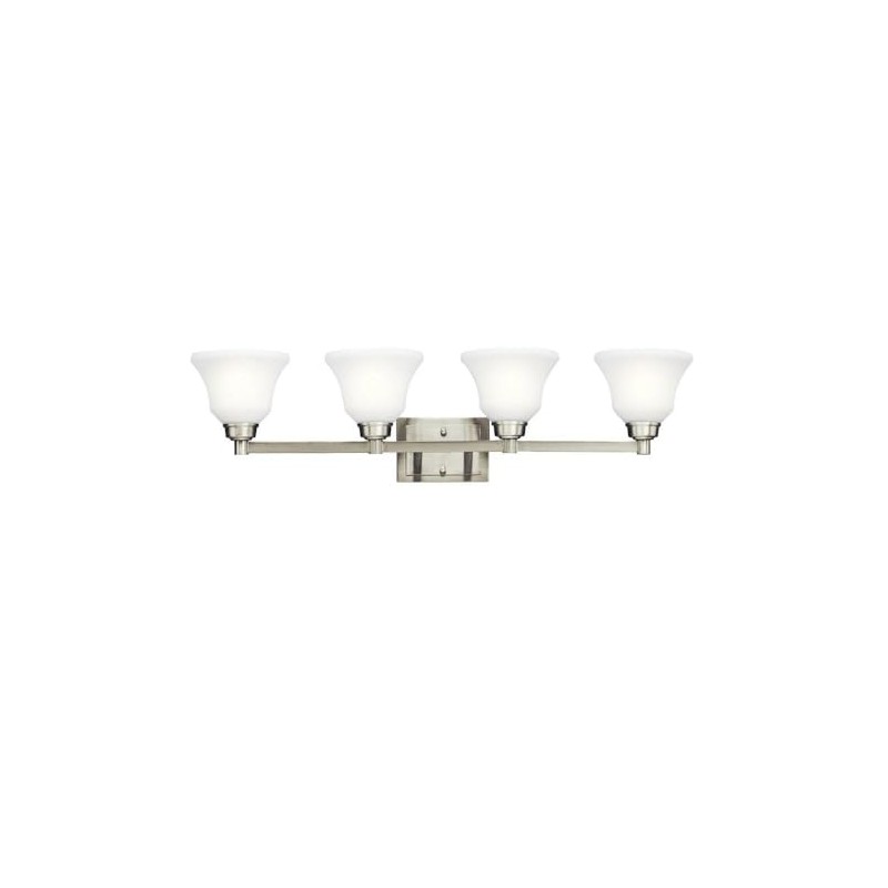 Kichler Langford 35" 4 Light Vanity Light with Satin Etched