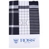 Pack of 3 Twine-HL Tea Towels Black Size 50 x 70 cm in 6 Colours (89 - Black)