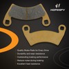 Brake Calipers with Pads Front Left & Right Compatible with