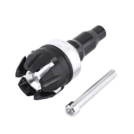 Motorcycle Frame Slider, Motorcycle Frame Slider Kit, Fall Protection, Fall Protection Caps CNC Aluminium Alloy (Silver)