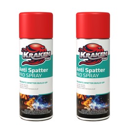 Kraken Bond Anti Spatter Welding Spray - (2x12oz) Anti-Splatter Aerosol Spray for MIG, TIG Tips, Protects Surfaces & Materials, Non-Flammable, Safe for Workpieces and Jigs, 2 Pack