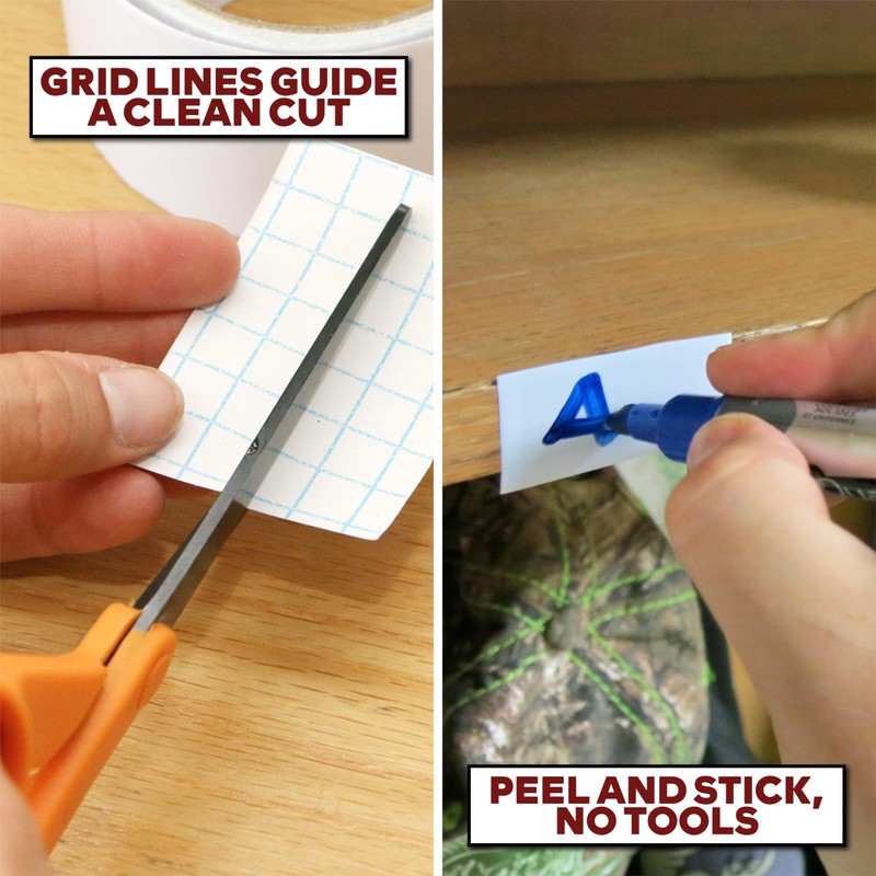 XFasten Dry Erase Tape White 2-Inch x 30-Feet Zero Smudging