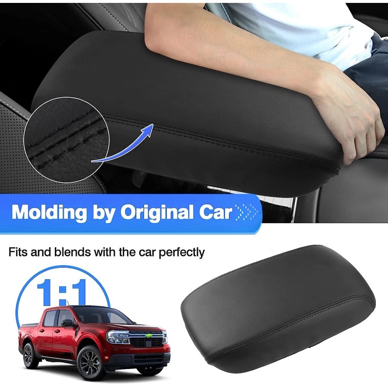 CAR CONSOLE COVERS Fits Maverick 2022-2023 Armrest Anti-Scratch Leather Protector