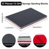 Annyswit 27 Pcs Sanding Sponge Set 180-3000 Grit Sanding Pads