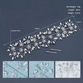 FAIRYGATE Hair Accessories for Girls Headband Communion Hair Wreath Bridal Tiara Headpiece Christening Decoration Hair Band Wedding 4916