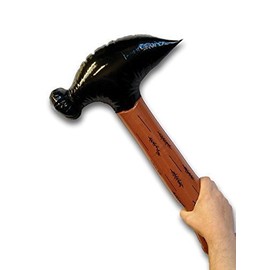Henbrandt INFLATABLE HAMMER 60CM FANCY DRESS COSTUME PARTY BUILDERS DIY