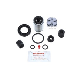 Rear Brake Caliper Seal Rebuild Kit with Loaded Piston – Compatible with Classic Sports Car Rear Disc Brakes – Hydraulic Caliper Repair Set for Rear Axle