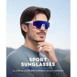 NSSIW Polarized Sunglasses-Men Sports Mens-Sunglasses: Running Sun Glasses Women Polarized UV Protection for Cycling