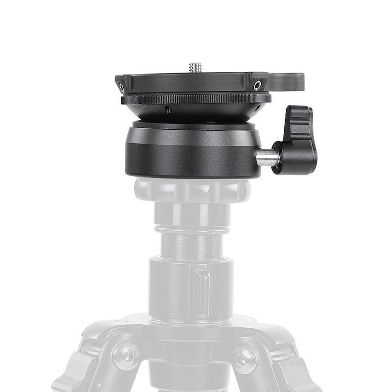 DY-60N Tripod Head Leveling Base Leveler Adjusting w/ Bubble Level