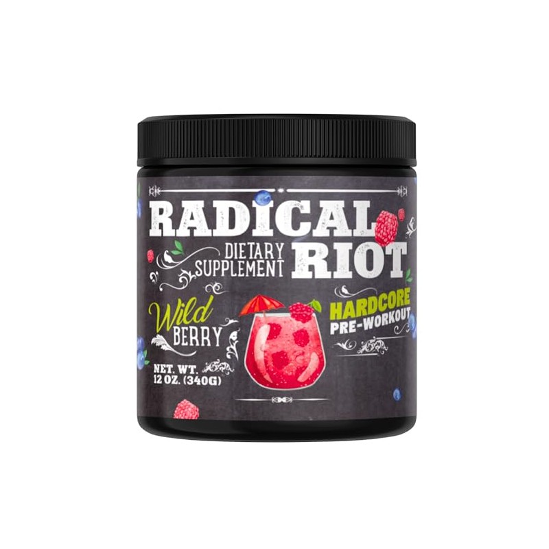 American Supps® Premium Pre-Workout Booster [340g] - Wild Berry -