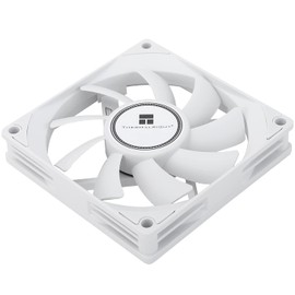 Thermalright TL-8015W CPU Fan Computer case Fan Quiet 4pin PWM PC Fan, 15mm Slimline Cooler Fan, 2200RPM Speed, 80mm CPU Cooling Fan(White)