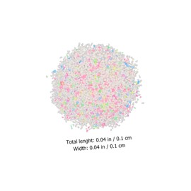 Levemolo Glow in The Dark Powder Pigment Luminous Sand 6 Pack Decorative Art Supplies