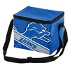 Detroit Lions Big Logo Stripe 6 Pack Cooler