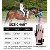 ChinFun Women's Horse Riding Gloves Stretchable Equestrian Gloves Breathable Horseback