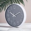 jomparis 20 cm Modern Quartz Silent Wall Clock Sweeping Seconds