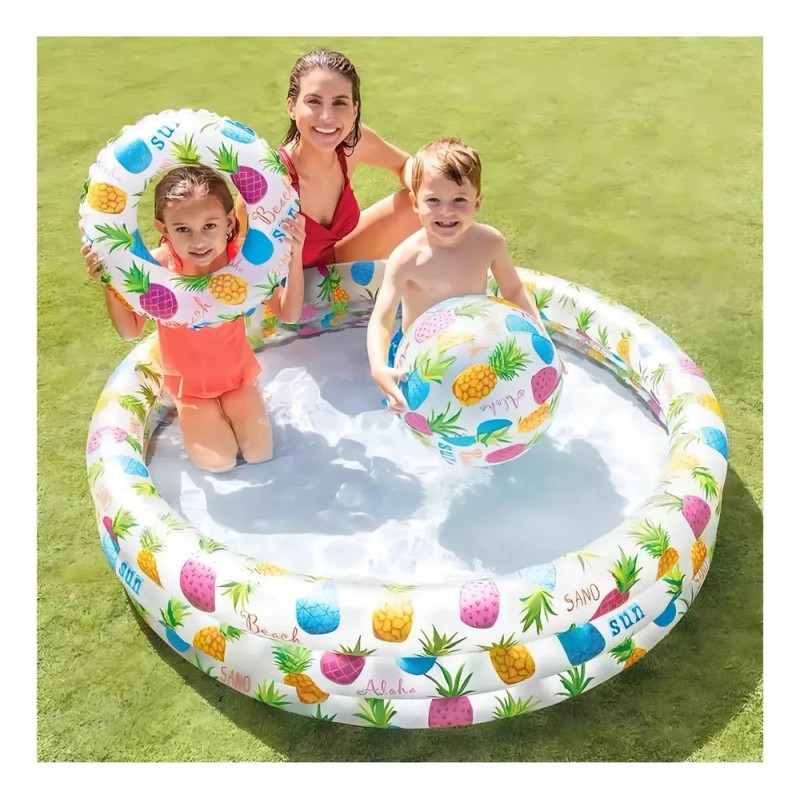 Alberca inflable redonda Intex Fishbowl 59469 Fishbowl de 1.32m x