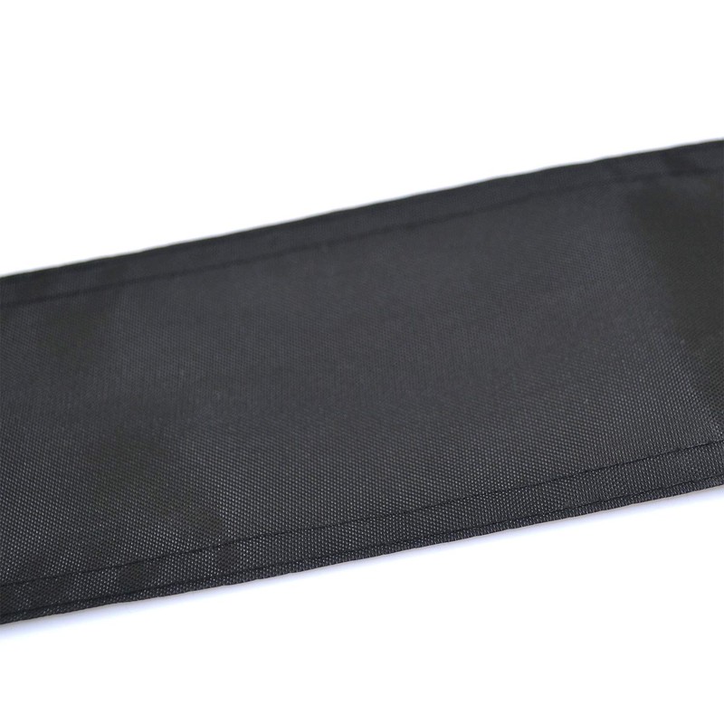 MOFAN Black Mourning Streamer 5'x3" 200D Endura-Nylon Half-Mast Mourning Ribbon