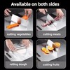 Gyugmhao Titanium Cutting Board,Stainless Steel Cutting Boards for Kitchen,Double-Sided Food