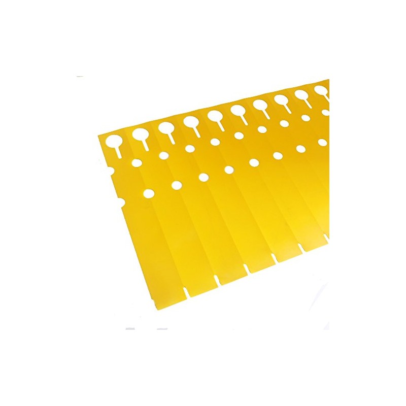 100 WRAP Around Plastic- Thermal Plant Labels 7" x 3/4"