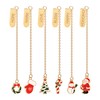 Christmas Bookmarks, Kaluofan 6PCS Christmas Cute Bookmarks Clips, Bookmarks for