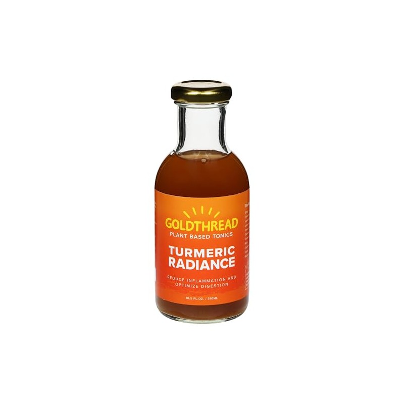 GOLDTHREAD HERBS Tumeric Radiance Plant Based Tonic, 10.5 FZ