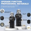 (3 Pack) Light Socket to Plug Adapter, Both Sides Support