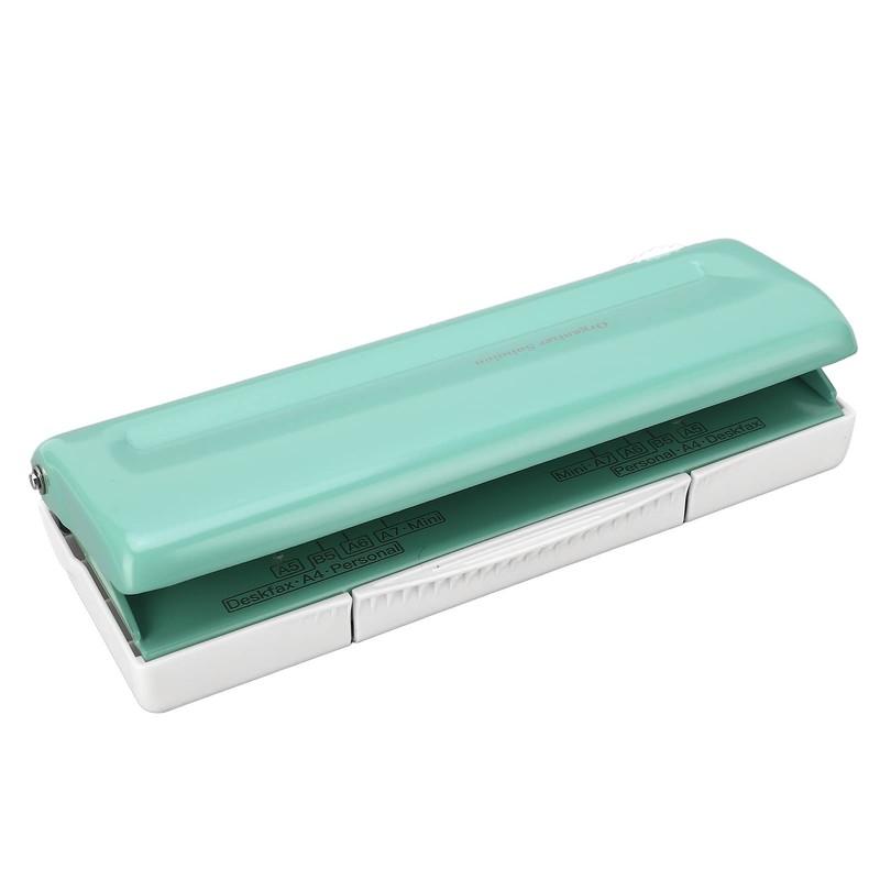 6 Hole Punch, Adjustable Paper Punch, 10 Sheet Capacity, Hole