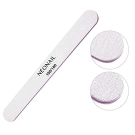 NÉONAIL 1x Nail File Straight 100/180 Grey (Pack of 1)