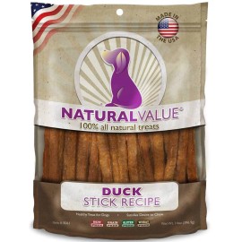 Loving Pets Natural Value All Soft Chew Duck Sticks For Dogs 14Ounce
